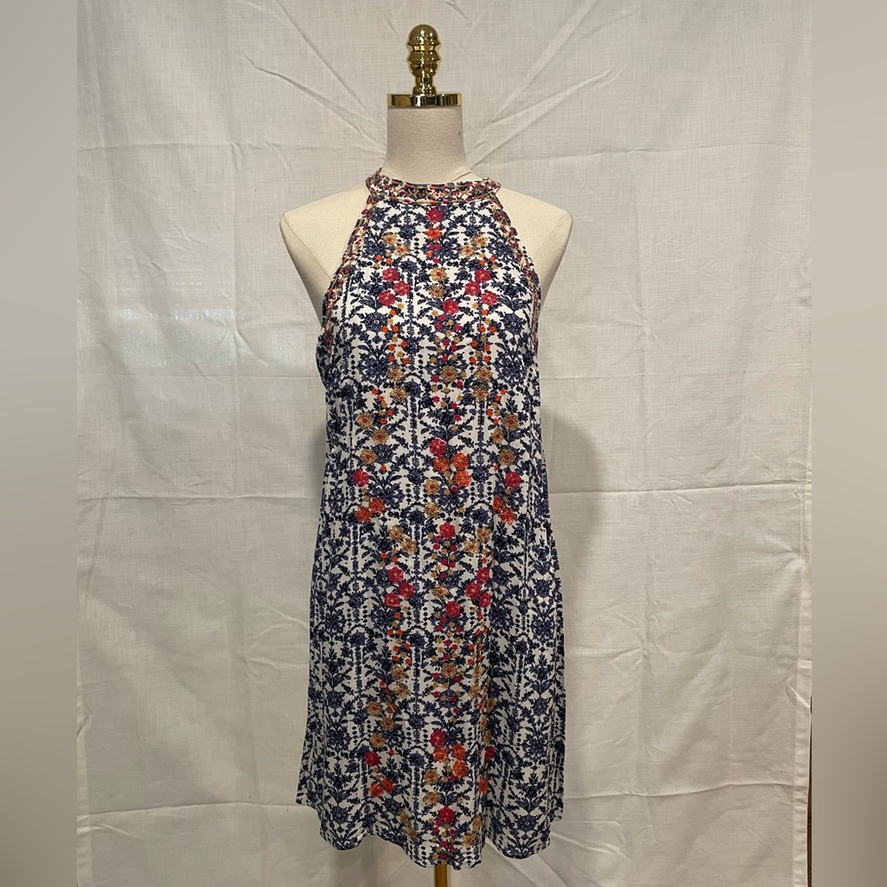 THML Floral‎ halter mini dress L